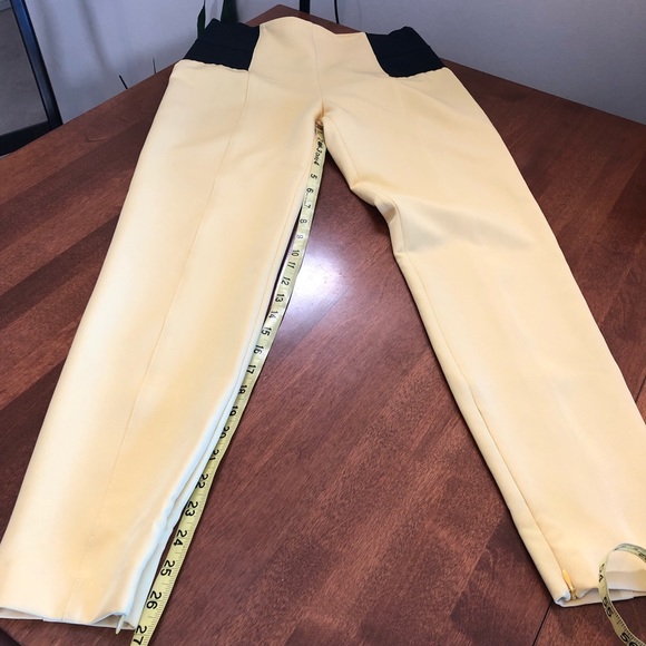 ATOS LOMBARDINI | Yellow designer tapered pant - Picture 11 of 13
